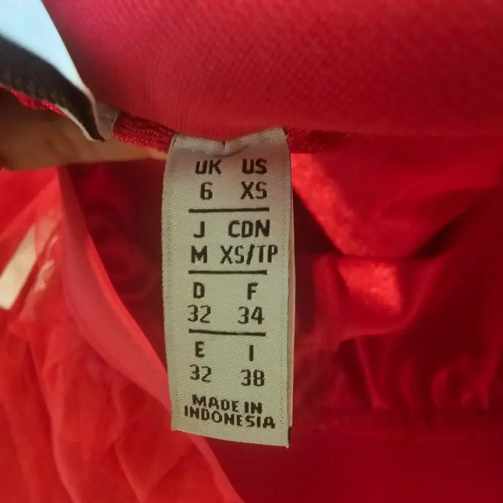 Adidas Originals Red Tulle Skirt Size XS - Picture 7 of 9